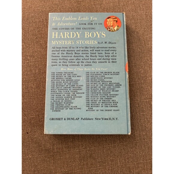02 The House on the Cliff (1959-Brown End Page): 🕵🏻Hardy Boys Book Blue-Back - Picture 6 of 10